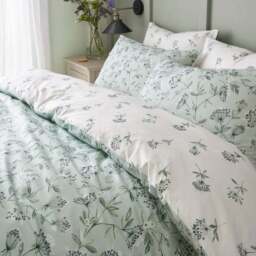 Cow Parsley Stems 100% Cotton Standard Pillowcase Pair - thumbnail 4