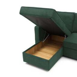 Kayden Woven Reversible Trundle Corner Double Sofa Bed - thumbnail 5
