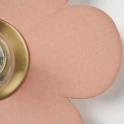 Flower Fabric Plug In Wall Light - thumbnail 3