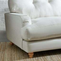 Martha Faux Linen 3 Seater Sofa - thumbnail 6