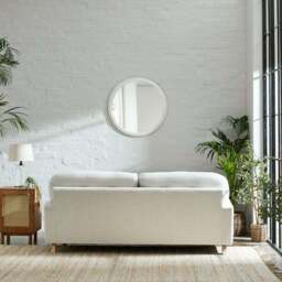 Martha Faux Linen 3 Seater Sofa - thumbnail 4