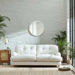 Martha Faux Linen 3 Seater Sofa - thumbnail 5