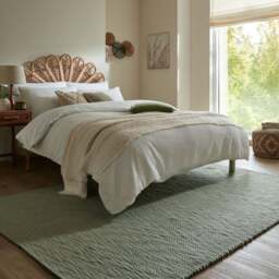 Chunky Wool Weave Rug - thumbnail 1