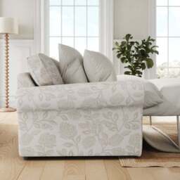 Flori Woven Floral Fabric 2 Seater Sofa Bed - thumbnail 2