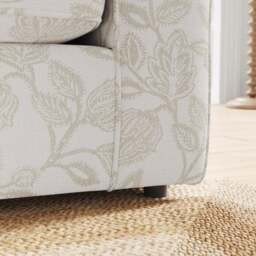 Flori Woven Floral Fabric 2 Seater Sofa Bed - thumbnail 4