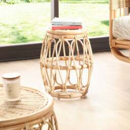 Desser Beijijng Rattan Side Table - thumbnail 1