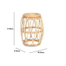 Desser Beijijng Rattan Side Table - thumbnail 4