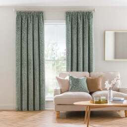 Madeline Velvet Pencil Pleat Curtains - thumbnail 2