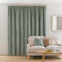 Madeline Velvet Pencil Pleat Curtains - thumbnail 4