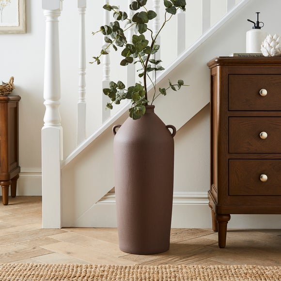 Tall Stone Bottle Vase with Handles - image 1