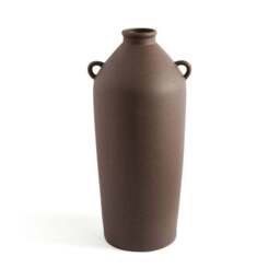 Tall Stone Bottle Vase with Handles - thumbnail 3