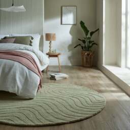 Mesmerise Abstract Wool Round Rug
