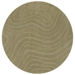 Mesmerise Abstract Wool Round Rug - thumbnail 5