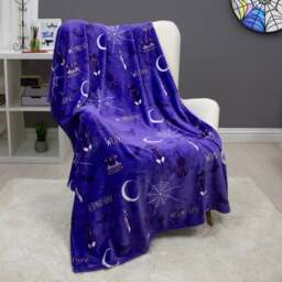 Wednesday Destined Fleece Blanket - thumbnail 1
