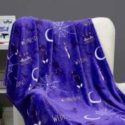 Wednesday Destined Fleece Blanket - thumbnail 2