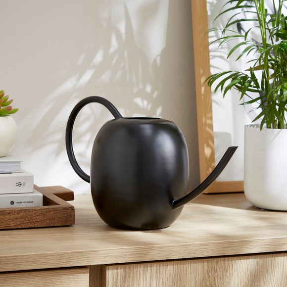 Curved Metal Watering Can - image 1
