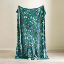 Catherine Lansfield Enchanted Twilight Throw Blanket 130cm x 170cm - thumbnail 3