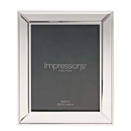 Impressions Mirror Border Bevelled Photo Frame - thumbnail 2