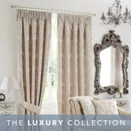 Versailles Pencil Pleat Curtains (Blackout Available) - thumbnail 1