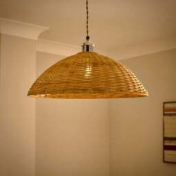 Rhaya Rattan Easy Fit Pendant Shade - thumbnail 2
