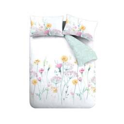 Catherine Lansfield Meadowsweet Floral Polycotton Duvet Cover & Pillowcase Set - thumbnail 6