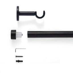 Trinity Fixed Metal Curtain Pole - thumbnail 3