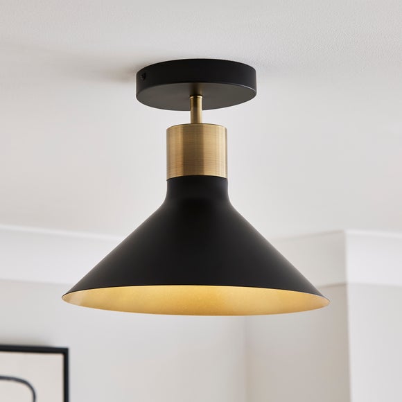 Morgan Industrial Flush Ceiling Light - image 1