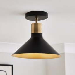 Morgan Industrial Flush Ceiling Light - thumbnail 1