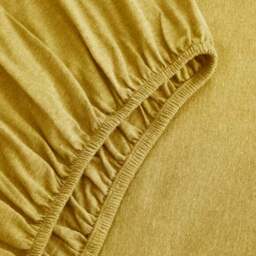 Elements 100% Cotton Jersey Plain Fitted Sheet - thumbnail 3