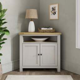 Olney Corner Sideboard, Stone - thumbnail 1