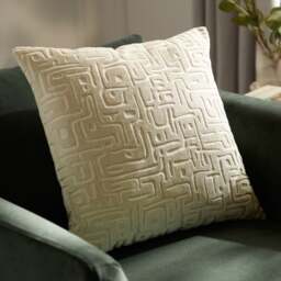 Hoem Soren Geometric Velvet Square Cushion