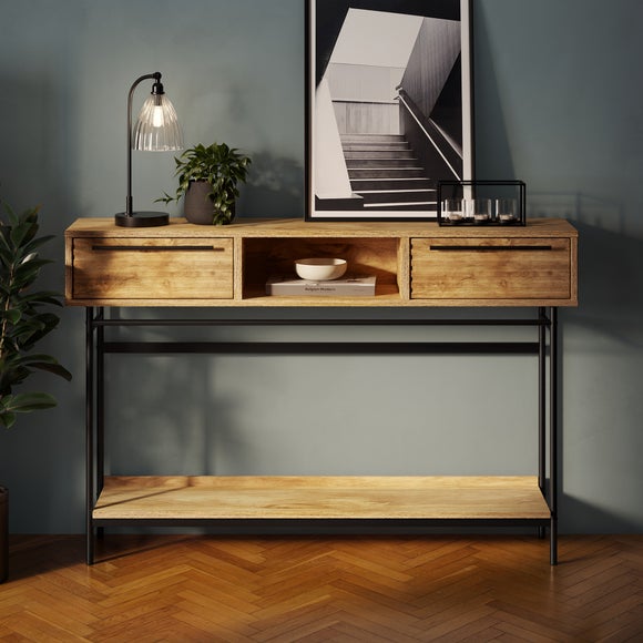 Bryant Extra Wide Console Table, Mango Wood Effect - image 1
