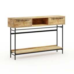 Bryant Extra Wide Console Table, Mango Wood Effect - thumbnail 6