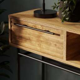 Bryant Extra Wide Console Table, Mango Wood Effect - thumbnail 4