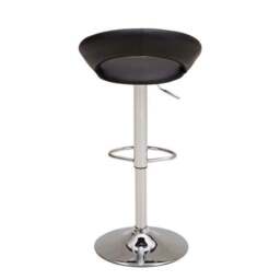 Knox Adjustable Height Swivel Bar Stool, Faux Leather - thumbnail 5