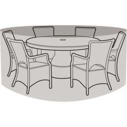Garland 6 and 8 Seater Round Green Furniture Set Cover - thumbnail 2