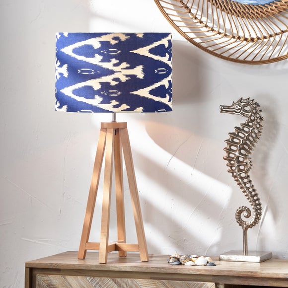 Lars Ikat Patterned Cylinder Lamp Shade - image 1