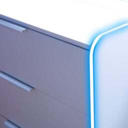 X Rocker Electra Chest of 3 Drawers with LED Lights - thumbnail 2