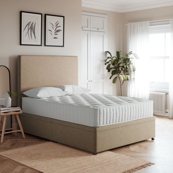 Luxury Side Ottoman Bed Frame, Tweed - image 1