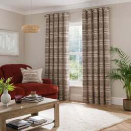 Brancaster Chenille Eyelet Curtains - thumbnail 2