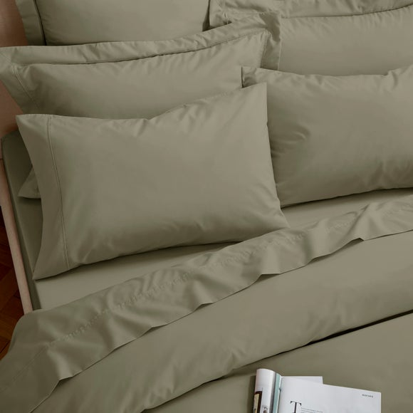 Dorma Crisp & Fresh 400 Thread Count Egyptian Cotton Percale Duvet Cover - image 1