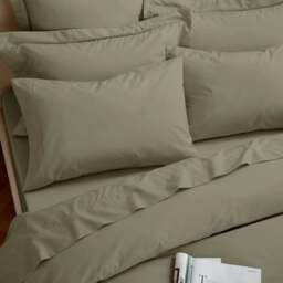 Dorma Crisp & Fresh 400 Thread Count Egyptian Cotton Percale Duvet Cover - thumbnail 1