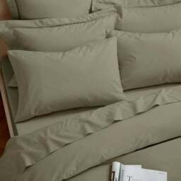 Dorma Crisp & Fresh 400 Thread Count Egyptian Cotton Percale Duvet Cover - thumbnail 2