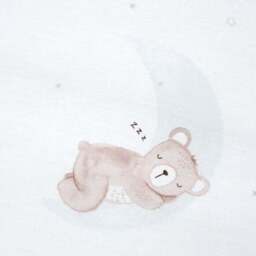 Baby Bears 100% Cotton Cot Bed Duvet Cover and Pillowcase Set - thumbnail 5