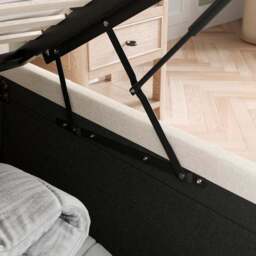 Arriana Woven Fabric Ottoman Bed - thumbnail 4
