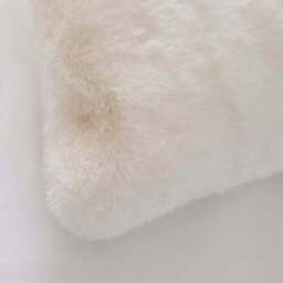 Dorma Purity Faux Fur Boudoir Cushion - thumbnail 2