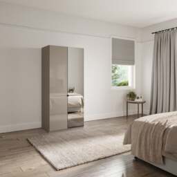 Wiemann Kahla 2 Door Mirrored Wardrobe - thumbnail 1