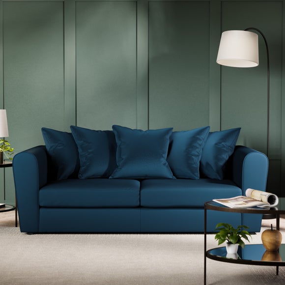 Blake Curved Arm Opulent Velvet 3 Seater Sofa - image 1