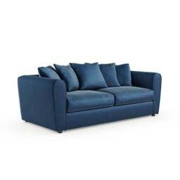 Blake Curved Arm Opulent Velvet 3 Seater Sofa - thumbnail 6