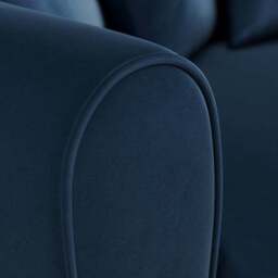 Blake Curved Arm Opulent Velvet 3 Seater Sofa - thumbnail 5